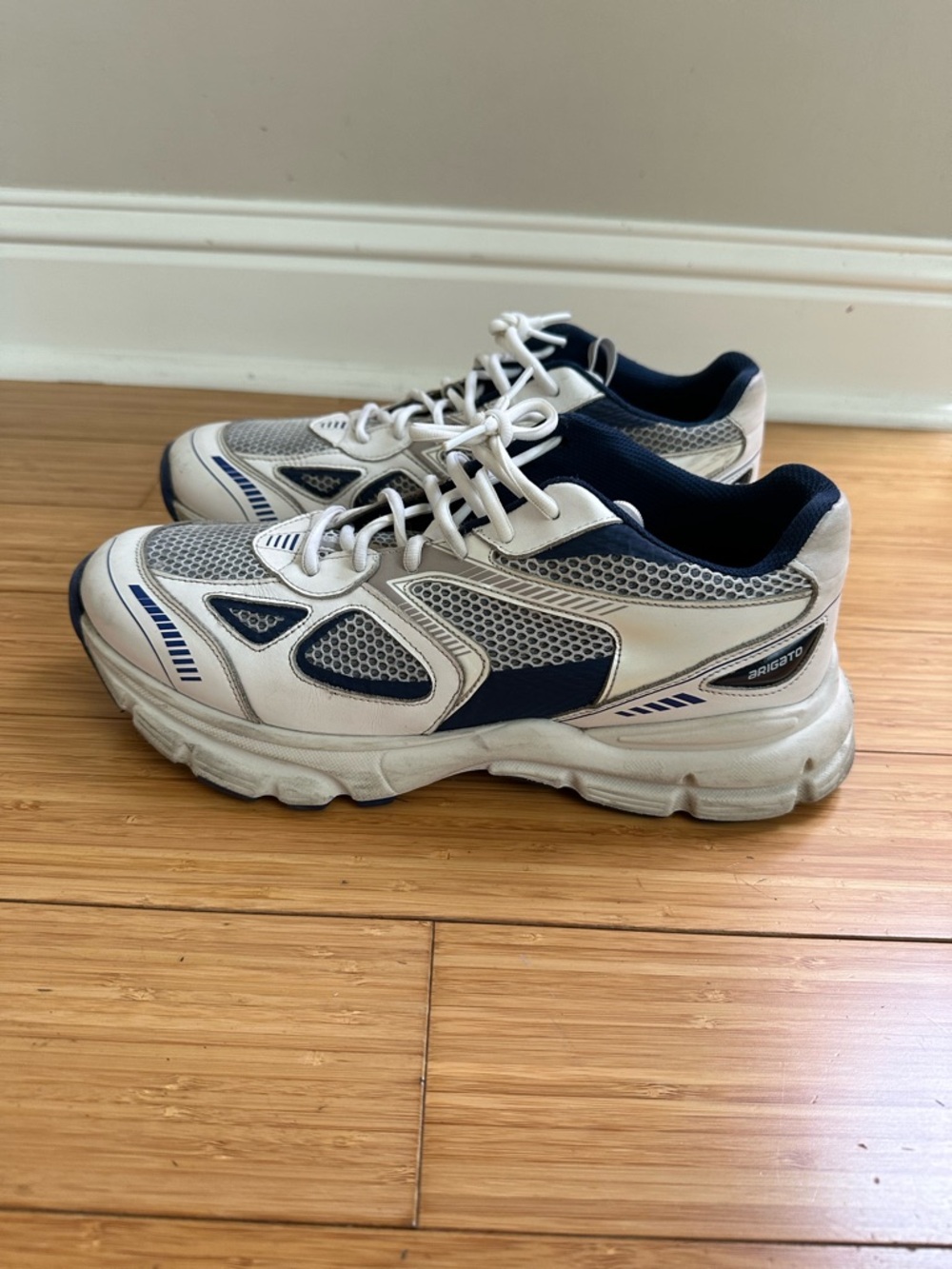 Axel Arigato Marathon Runner White Blue Men’s Sneakers Size 11